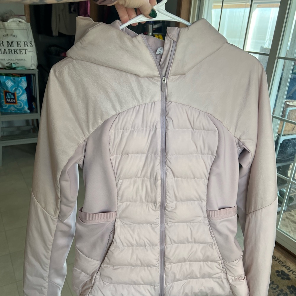lululemon athletica Light Pink Puffer Jacket